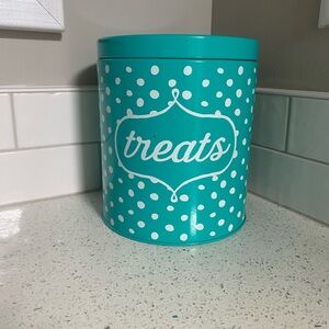 Teal Kitchen Tin